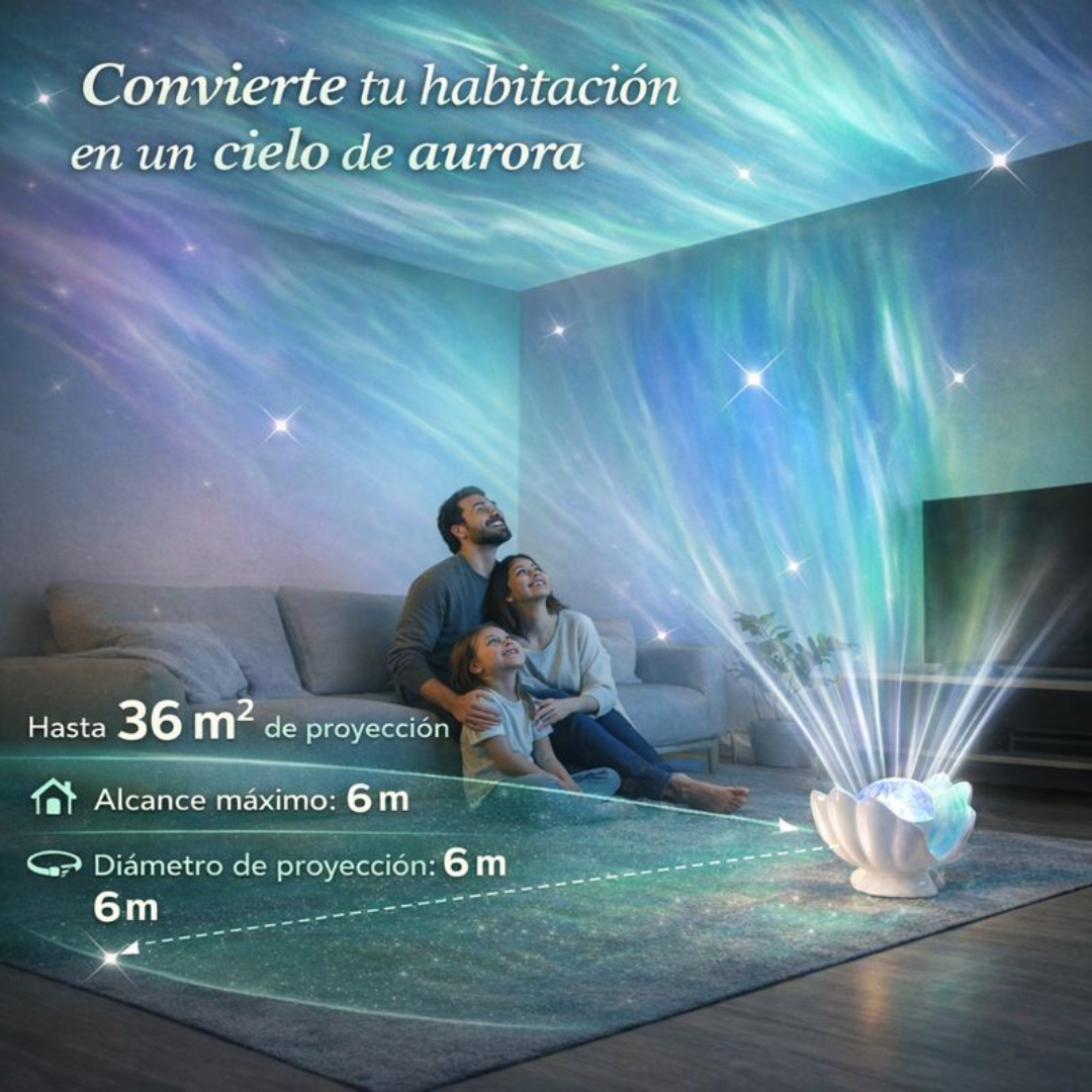 Lámpara Aurora Boreal Concha