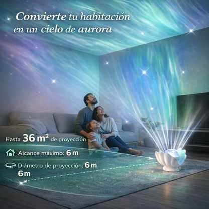 Lámpara Aurora Boreal Concha