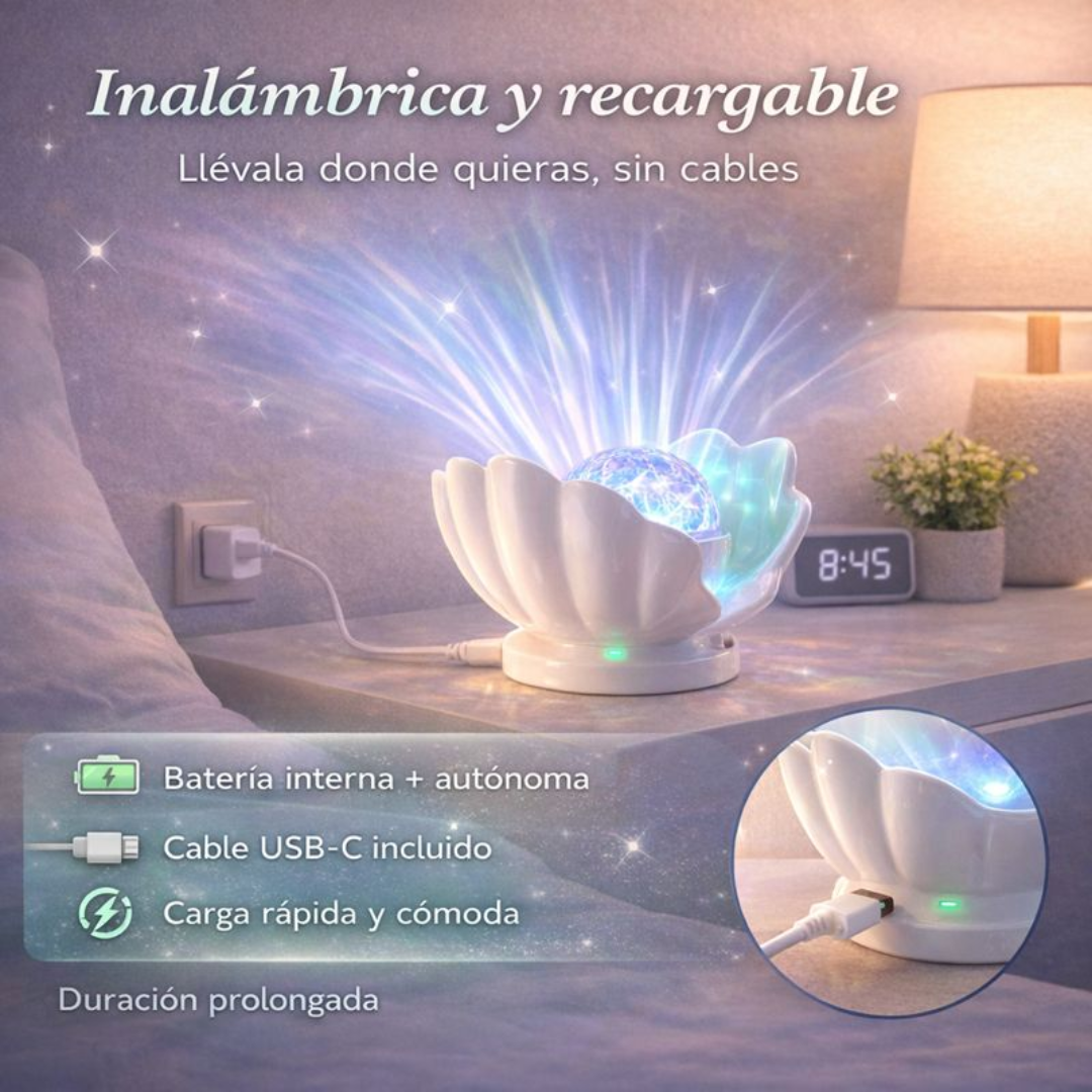 Lámpara Aurora Boreal Concha