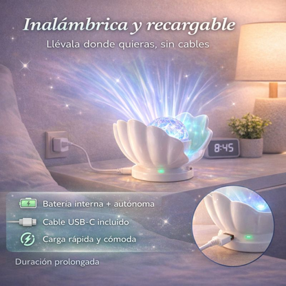 Lámpara Aurora Boreal Concha